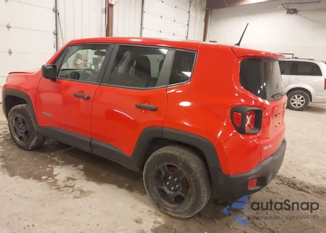 2017 Jeep Renegade Sport 4X4 from USA, damaged, VIN ZACCJBAH2HPG20705